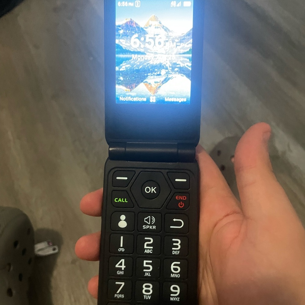 Black Flip Phone
